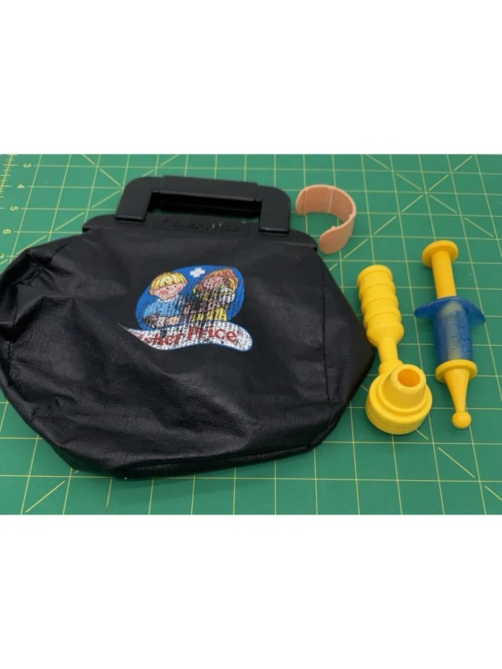 1987 Vintage Fisher Price Doctor Nurse Medical Bag Incomplete Replacement READ!